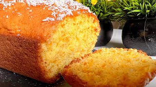 The famous orange cake that melts in your mouth  Easy and fast recipe [upl. by Euqinitram783]