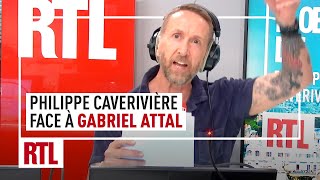 Philippe Caverivière face à Gabriel Attal [upl. by Skees]