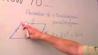 How to Find the Perimeter of a Parallelogram [upl. by Giamo]