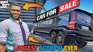 Ye Kya Ban Gayi Scorpio 🤪😱 Longest Scropio Ka Auction 🔥 GTA 5 Mods [upl. by Poock744]