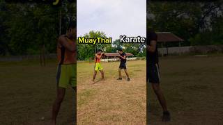 Check kicks intensity  kick speed muaythai karate [upl. by Direj566]