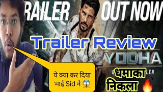 Yodha Trailer Review  Yodha Trailer Reaction  Sidharth Malhotra  Disha Patani  Raashi Khanna [upl. by Enreval822]