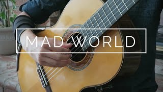 Mad World by Tears For Fears  Classical Guitar Cover Tabs  Sheet Music [upl. by Hnacogn]