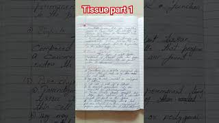 Notes Tissue part 1 class9th education motivation song music [upl. by Oiram]