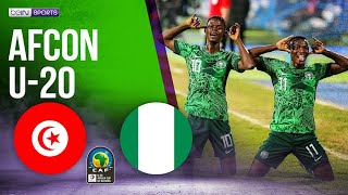 Tunisia vs Nigeria  AFCON U20 HIGHLIGHTS  03062023  beIN SPORTS USA [upl. by Tegdirb]