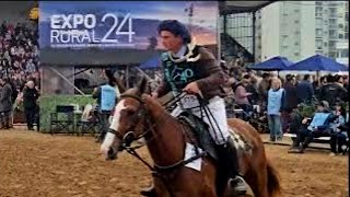 Expo Rural Palermo 2024 Amazonas Caballos de Polo Rodeos prueba de barriles [upl. by Jesse]