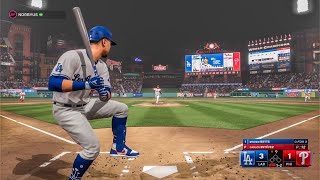 MLB The Show 24 Online Rated Dodgers vs Phillies PS5 Gameplay [upl. by Admama]