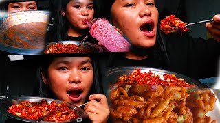 GILO PIRO AMILO CHATPATE mukbang youtube eating chanel viralvideo [upl. by Zorina]