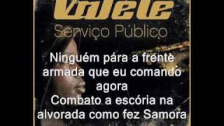 Valete Serviço Publico  AntiHerói letra [upl. by Rosette]