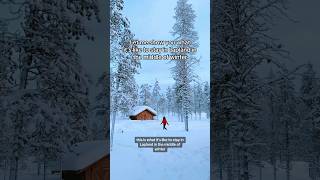 Location Northern Lights Village in Lapland in Finland travel finland sweden lapland [upl. by Sylado]