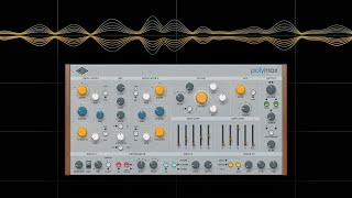 PolyMAX Synthesizer Sound Examples  UAD Instruments [upl. by Scotti]