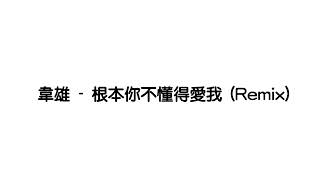 韋雄  根本你不懂得愛我Sio VS Tk Remix [upl. by Klecka]