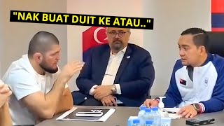 Khabib Tanya Direct TAK SANGKA Ini Jawapan MB Johor [upl. by Nomelihp395]