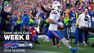 Buffalo Bills vs Seattle Seahawks Game Highlights  NFL 2024 Season Week 8 [upl. by Aleece]