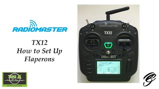 RadioMaster TX12 How to Set Up Flaperons [upl. by Fridlund]