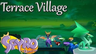 Spyro Reignited Trilogy Terrace Village Walkthrough  Gems amp Dragons [upl. by Ahsoik600]