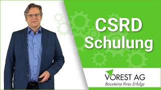 CSRD Schulung  Nachhaltigkeitsberichterstattung nach ESRS [upl. by Leik]