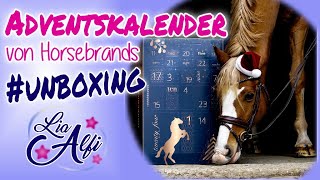 Lia amp Alfi  Unboxing Adventskalender von Horsebrands 2020 [upl. by Ehtiaf793]