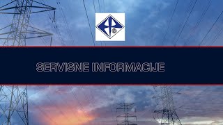 Planska isključenja električne energije u TK  06112024 [upl. by Ennaeilsel]