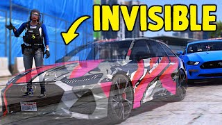 Invisible Cars Annoy Cops In GTA 5 RP [upl. by Oiled171]