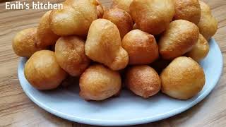 Cameroonian puff puff Recipe Made with 4 common ingredients [upl. by Coffee97]