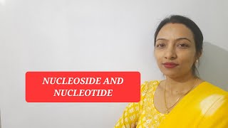 NUCLEOSIDE AND NUCLEOTIDE [upl. by Aissert]