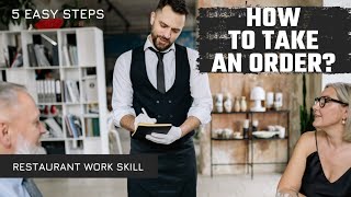 How to Take an Order in Restaurant  Order Taking Skills [upl. by Abibah223]