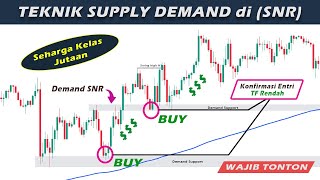 Teknik Scalping M5 Konfirmasi Entri Support amp Resistance  Strategi Supply Demand di Area SNR [upl. by Delbert]