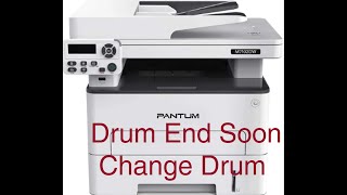 pantum printer End drum soon  M7102DW solved [upl. by Nerahs]