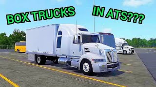 Hauling With A BOX TRUCK In American Truck Simulator [upl. by Eillim]