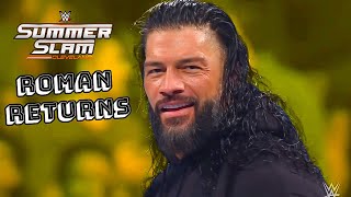 Roman Reigns Returns At WWE Summerslam 2024 [upl. by Ronnie]