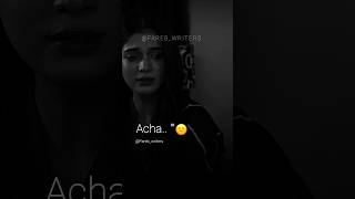 Kitna Bura Roti Ho Tum  Fareb Writers Status  WhatsApp Status  Kaffara shorts farebwriters 🙂🥀 [upl. by Lach]