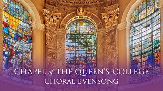 Choral Evensong Live from Queens on Sunday 10 November 2024 Remembrance Sunday [upl. by Aseretairam]