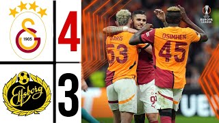 Galatasaray vs Elfsborg 43 HIGHLIGHTS amp Goals [upl. by Acul]