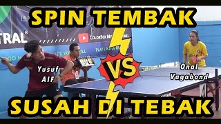 Gaya Atlet Tembak Campur Spin ‼️ Yusuf AIF 🆚 Onal Vagabond  PTM Central [upl. by Htebazila]