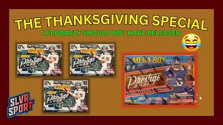 FRL CHAMPIONSHIP  4 Megas  2023 Prestige Football Mega Box X3  2021 Prestige Mega Box [upl. by Apollus430]