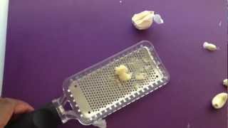 How to Grate Garlic on a Microplane [upl. by Ardnu]