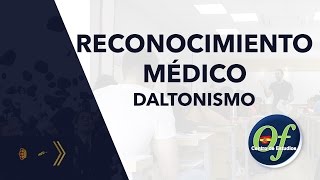 Reconocimiento Médico Policía Nacional Daltonismo  Ofipol [upl. by Kentiggerma686]