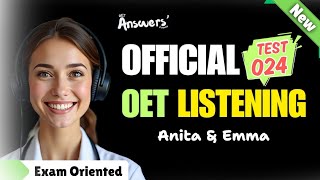 OET LISTENING TEST 25092024 oet oetexam oetnursing oetlisteningtest [upl. by Belanger]