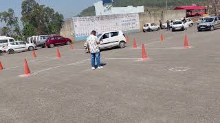 RTO driving test for LMV License jammu and kashmir [upl. by Noslrac]