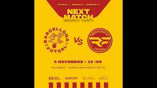 Diretta🎥 Barcellona Futsal vs Regalbuto [upl. by Mosi]