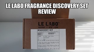 LE LABO Fragrance Discovery Set Review [upl. by Ivar]