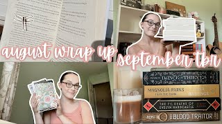 august wrap up  september tbr [upl. by Hogarth]