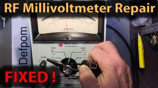 280 Millivac MV828A RF Millvoltmeter Repair [upl. by Ridley]