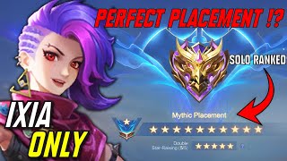 IXIA ONLY Perfect Placement in Mythic Solo Ranked Part 2 [upl. by Yrad]