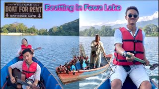 After a long time we again arrived at Phewa Lake for boatting Vlog12 [upl. by Tal]