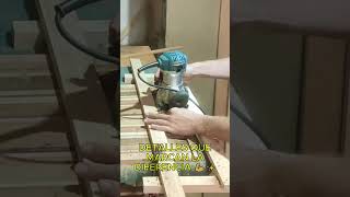 Incrustaciones para reforzar y dar estilo woodworking woodart woodcraft woodtable tropicalwood [upl. by Synned204]