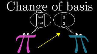 Change of basis  Chapter 13 Essence of linear algebra [upl. by Flaherty850]