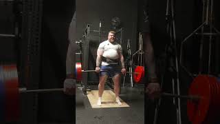 Tom Stoltman Deadlifts 410KG Raw [upl. by Alekehs994]