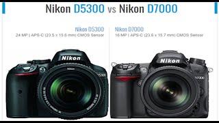 Nikon D5300 vs Nikon D7000 Comparison [upl. by Llehsal80]